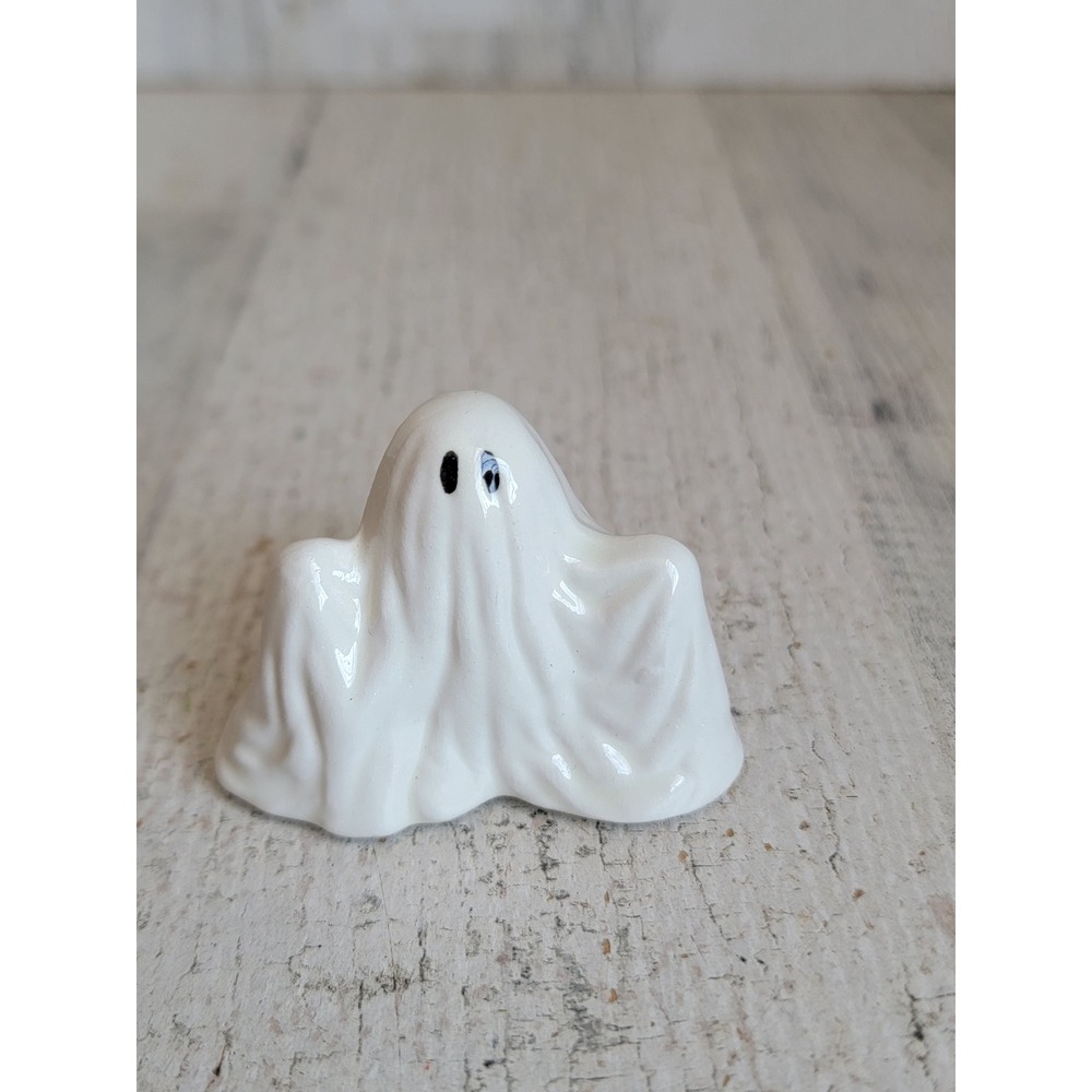 Miniature ghost ceramic Halloween unique home cute decor figure spooky